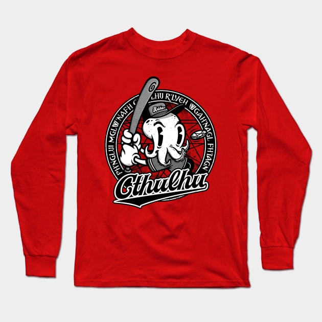 Player Cthulhu V1 Long Sleeve T-Shirt by StudioM6